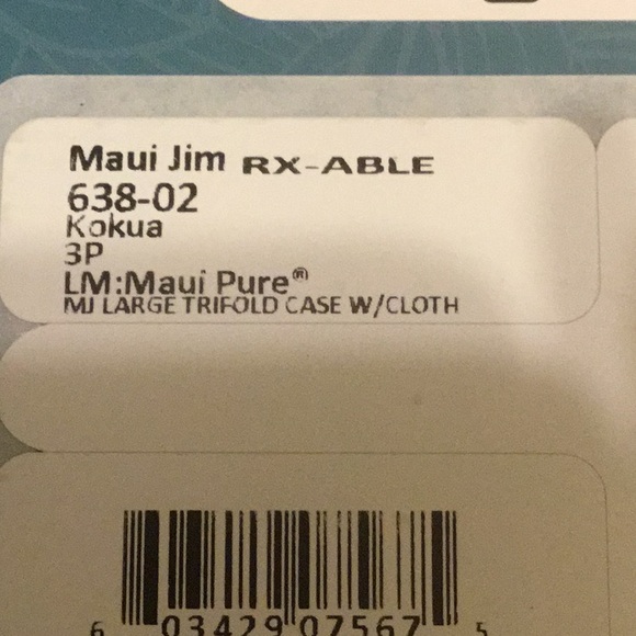 MAUI JIM KOKUA SUNGLASSES POLARIZED. - Picture 5 of 5